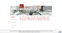 Desktop Screenshot of gas-union-storage.de
